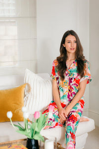 Flower Bomb | Classic Short Sleeve PJ | Flower Bomb Floral