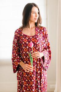 Flower Bomb | Kimono | Bright Geometric