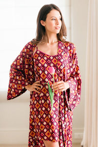 Flower Bomb | Kimono | Bright Geometric