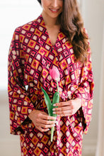 Load image into Gallery viewer, Flower Bomb | Kimono | Bright Geometric
